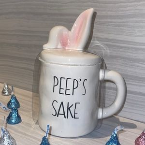 Beautiful mug with rabbit 🐰 ears lid - lov…